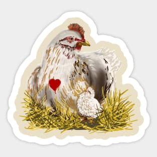 I love Chickens! Sticker